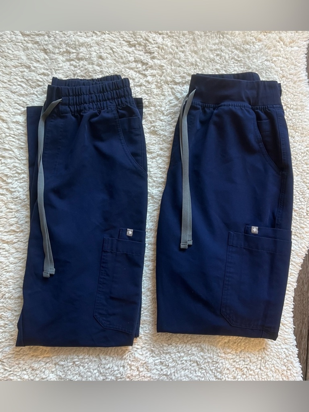 FIGS Navy Blue Scrub Pants — Medium Tall (Bundle of 2)